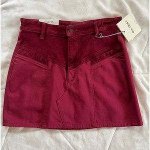 DL1961 Georgia suede skirt NWT
